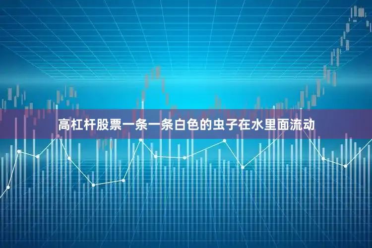 高杠杆股票一条一条白色的虫子在水里面流动